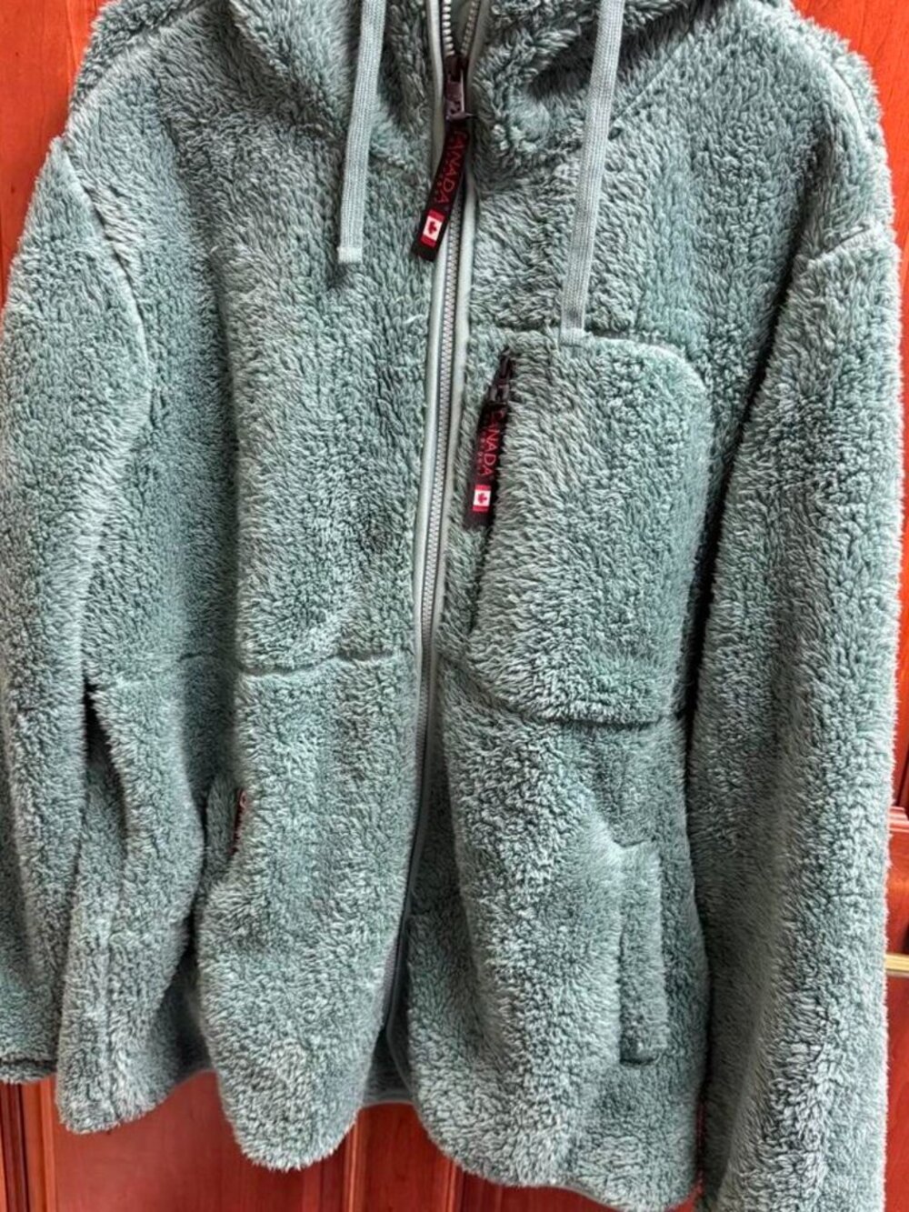 Canada Weather Gear Women's Fuzzy Jacket, Size 1X